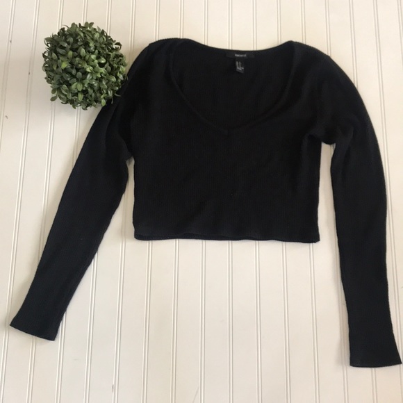 Forever 21 Tops - SOLD/F21 Cropped Sweater/ Sold